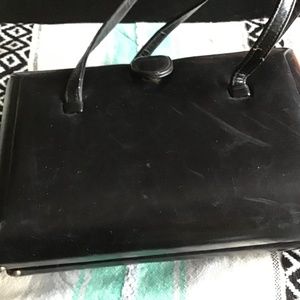 Bergdorf Goodman black vintage handbag purse..